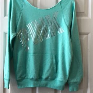 VS Pink Mint Green sweatshirt